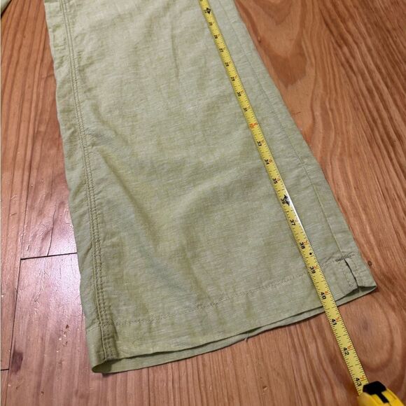 Pilcro and the Letterpress PILCRO Linen Blend Pants No 06 Light Green - Picture 4 of 12